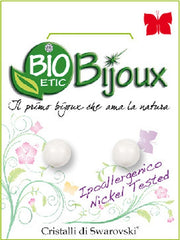 Bioetic Bijoux Orecchini Perla 6mm White