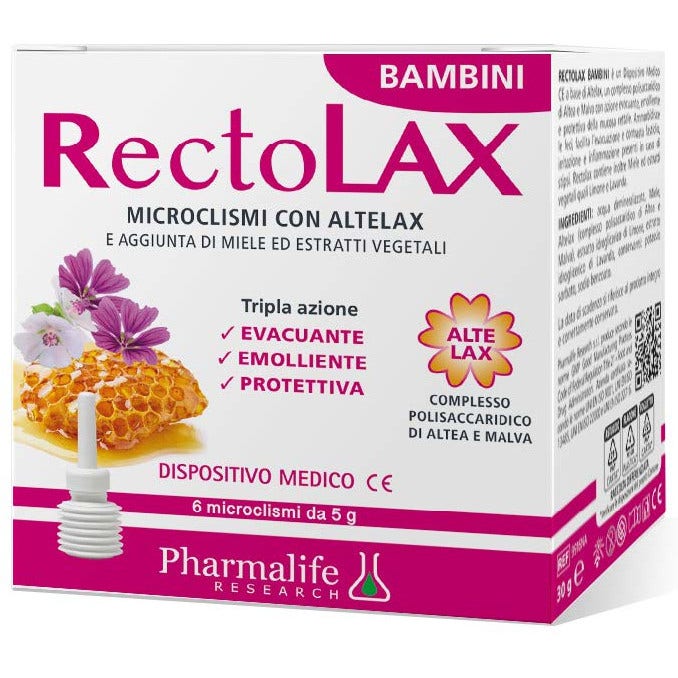 Rectolax Micro-lavements pour enfants, 6 pièces de 5 g