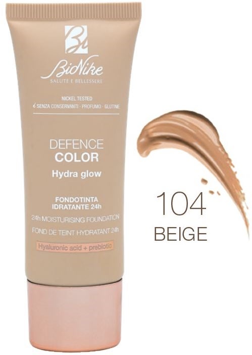 Bionike Defence Color Fond de teint Hydra Glow 104 Beige 30 ml