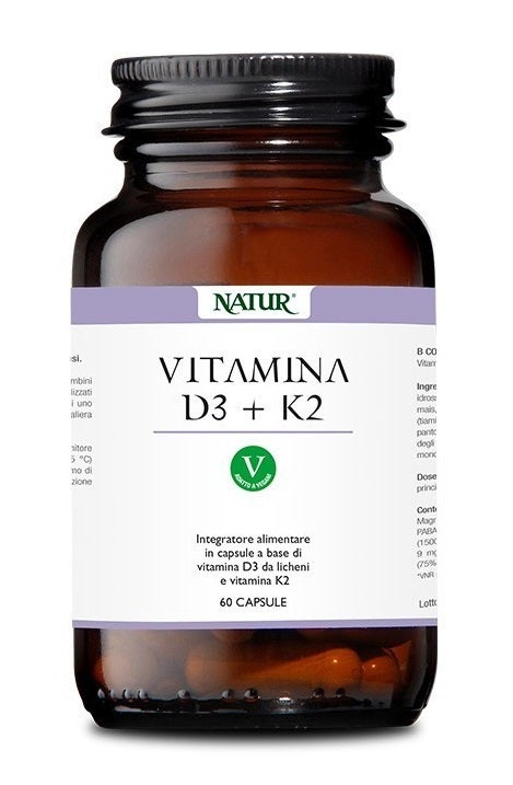 VITAMINE D3+K2 60 CAPSULES