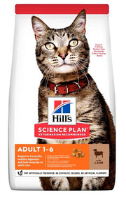 Hill's Science Plan Adult Medium Con Agnello Per Gatti Adulti 7kg