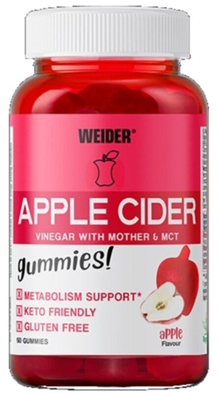 Weider Cidre de pomme 50 bonbons gélifiés
