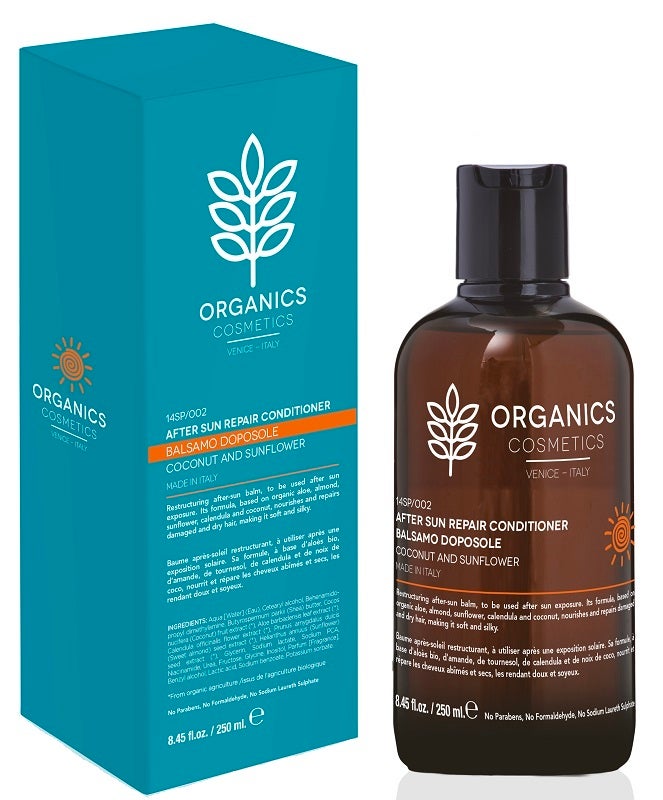 Organics Cosmetics Après-shampooing après-soleil pour cheveux 250 ml