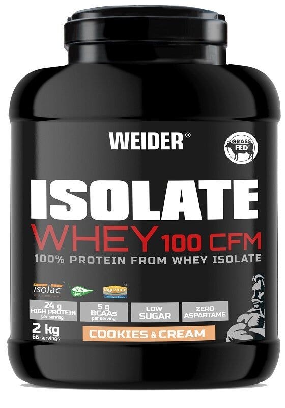 Weider Isolate Whey 100CFM Saveur Cookies & Cream 908 g