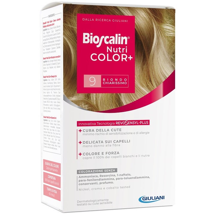 Bioscalin Nutricolor Plus Coloration permanente 9 Blond très clair