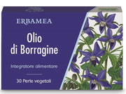 Erbamea Huile de bourrache 30 perles végétales