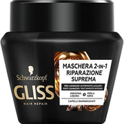 Schwarzkopf Gliss Masque 2 en 1 Réparation Suprême 300 ml