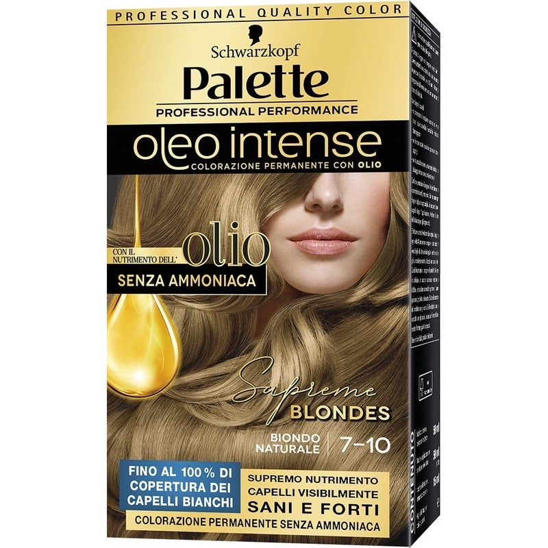 Schwarzkopf Palette Oleo Intense Coloration permanente 7-10 Blond naturel 173 g