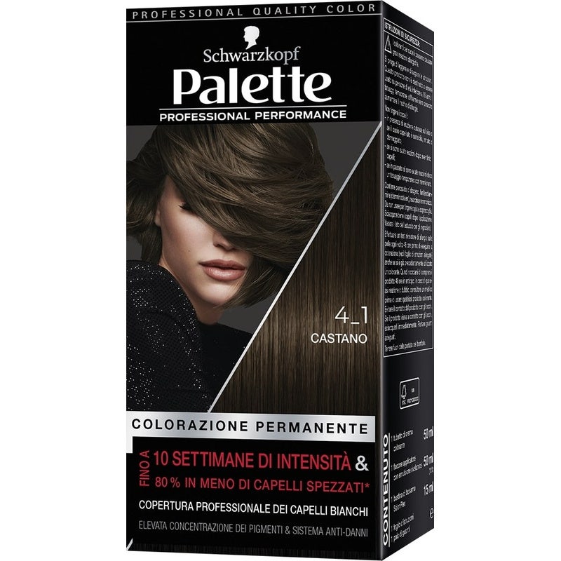 Schwarzkopf Palette Professional Performance Colorazione Permanente 4-1 Castano 170g