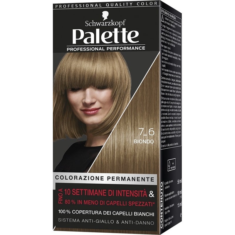 Schwarzkopf Palette Professional Performance Coloration permanente 7-6 Blond 170 g