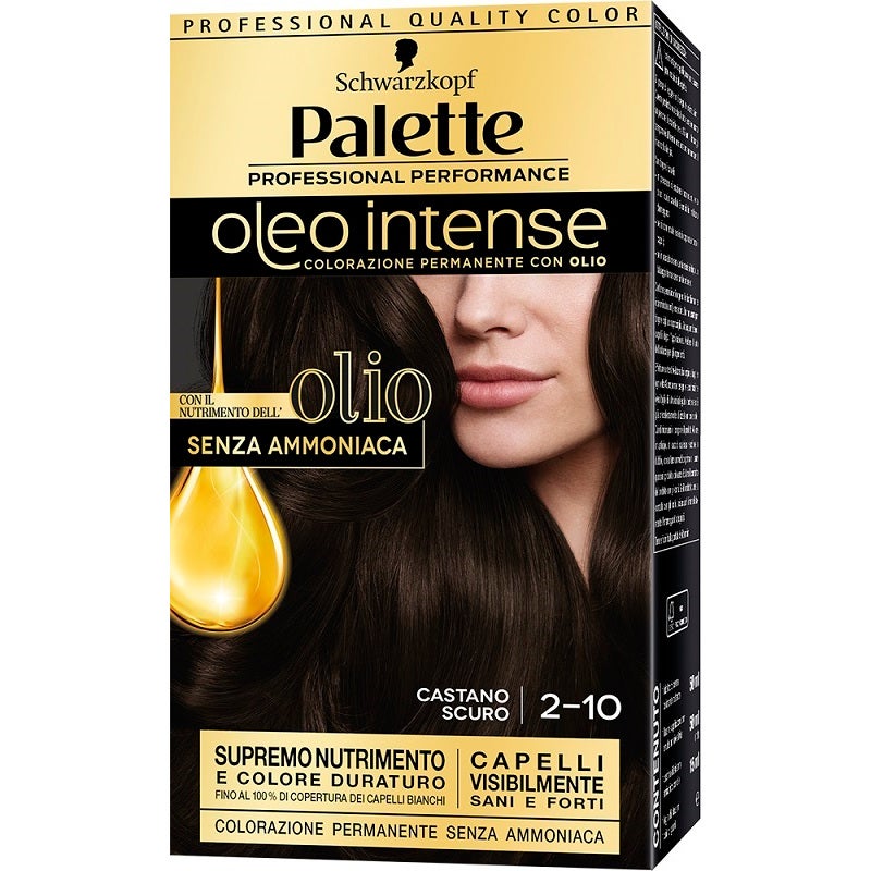 Schwarzkopf Palette Oleo Intense Coloration permanente 2-10 Châtain foncé 173 g