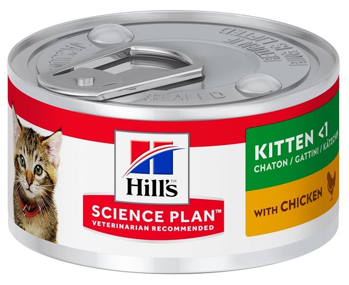 Hill's Science Plan Kitten Alimento per Gattini con Pollo Lattina 82gr