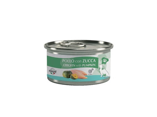 Marpet Chef Pollo Con Zucca Cibo Umido Per Gatti Adulti Lattina 80g