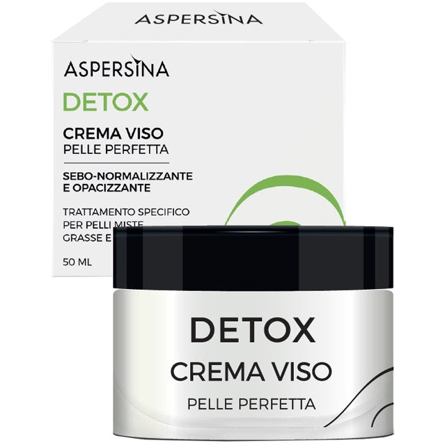 Aspersina Detox Crème Visage Peaux Mixtes/Grasses/Impures 50 ml