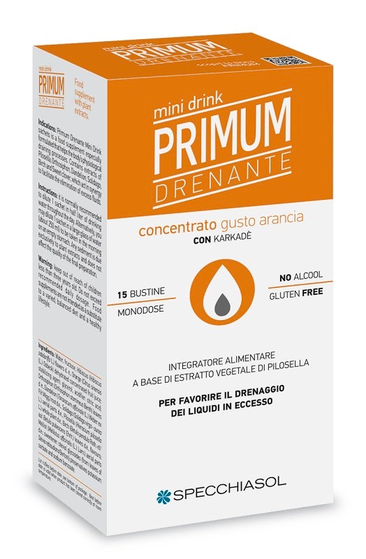 Primum Drainant Saveur Orange Minidrink 15 sachets