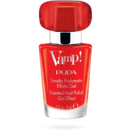 Pupa Vamp ! Vernis à ongles parfumé effet gel 201 Fire Red 9 ml