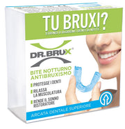 Dr Brux Bite Notte Superiore Azzurro Protezione Notturna