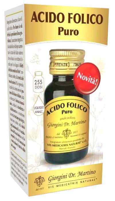 Dr. Giorgini Acide folique pur liquide sans alcool 30 ml