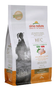 Almo Nature HFC Adult Croquettes au poulet pour chiens adultes de taille moyenne et grande, sac de 1,2 kg