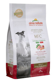 Almo Nature HFC Adult Croquettes au porc pour chiens adultes de taille mini et petite, sac de 1,2 kg