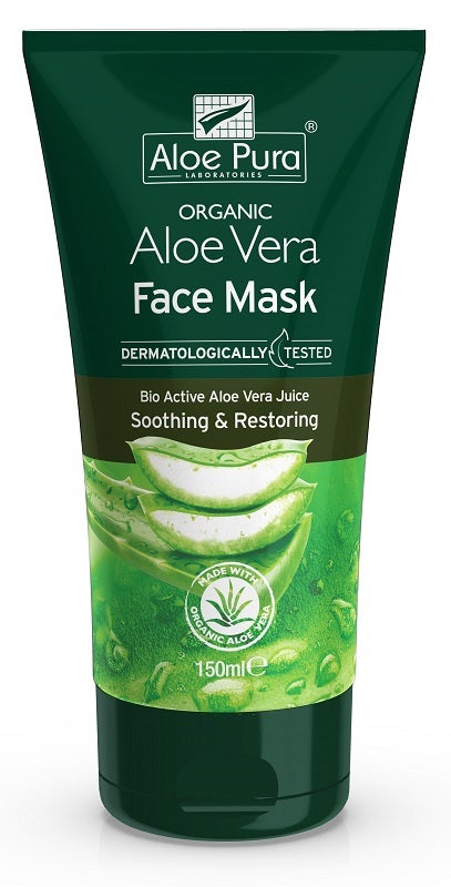 Dr Organic Aloe Pura Masque Visage Apaisant/Régénérant 150 ml