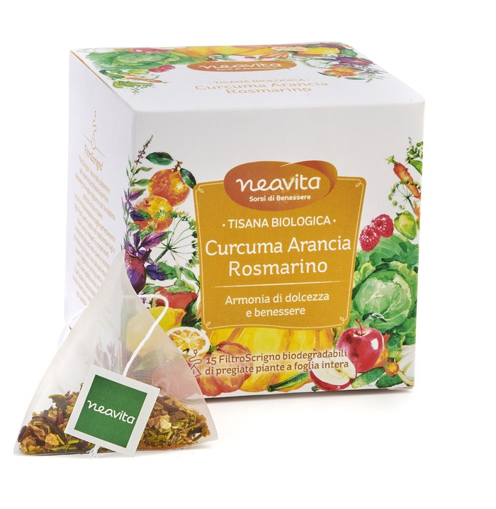 Neavita Filtroscrigno Curcuma Arancia E Rosmarino 15 Filtri