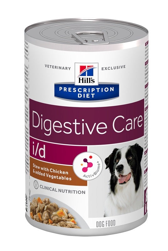 Hill's Prescription Diet I/D Digestive Care pour chiens, poulet et légumes, boîte de 354 g