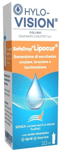 Omnivision Hylovision Safe Drop Lipocur Collyre 10 ml