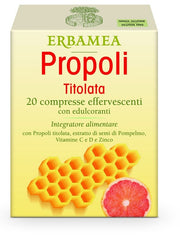 Erbamea Propolis titrée 20 comprimés effervescents