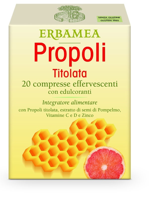 Erbamea Propolis titrée 20 comprimés effervescents