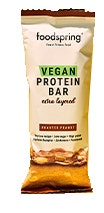 Foodspring Barretta Proteica Vegana Multistrato Con Arachidi Tostati 45g