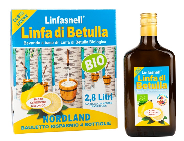 Linfasnell Sève de bouleau au citron 4 x 700 ml