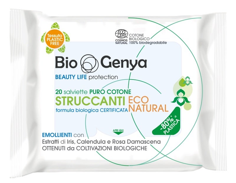 Biogenya 20 Salviette Struccanti Eco Natural