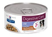 Hill's Prescription Diet I/D Low Fat Ragoût de poulet et légumes pour chiens, boîte de 156 g
