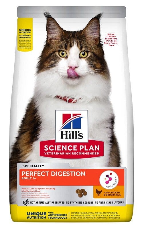 Hill's Science Plan Perfect Digestion Adult 1+ Chicken & Brown Rice 1,5kg