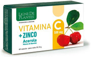 VITAMINA C 500MG+ZI/AC/BA60CPS