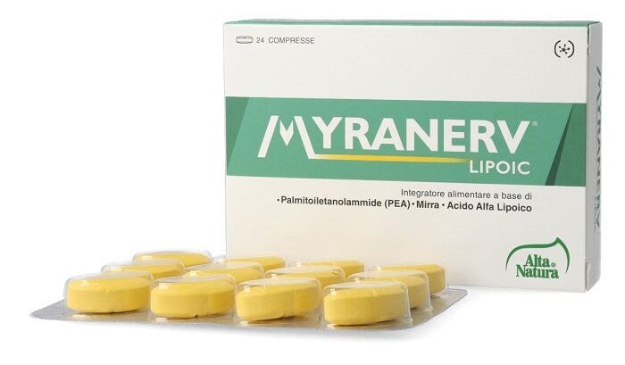 MYRANERV LIPOIC 24 comprimés