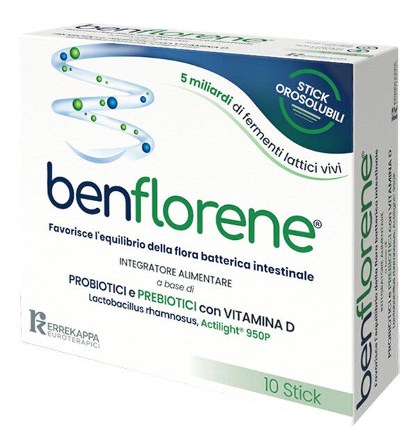 BENFLORENE 10 BÂTONNETS BUCCO-SOLUBLES