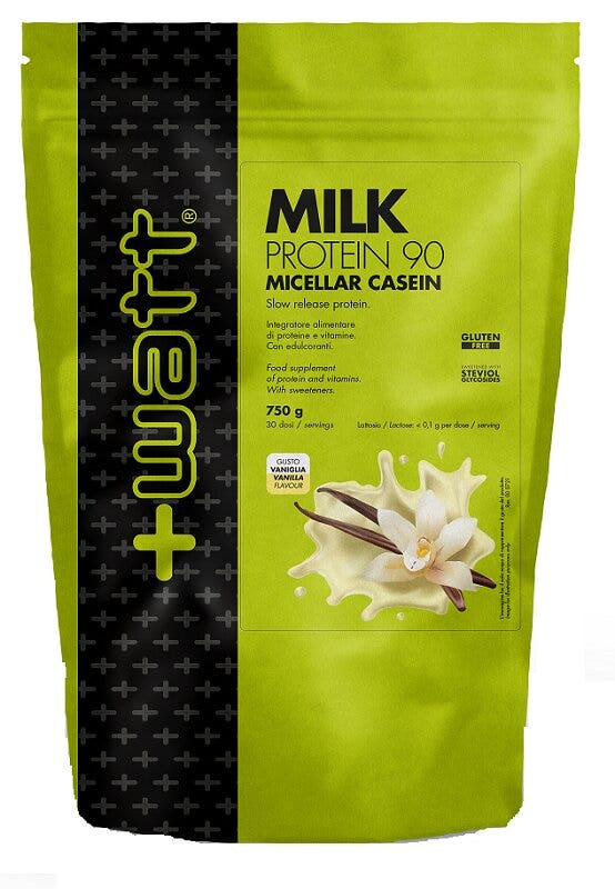 +Watt Milk Protein 90 Doypack Gusto Vaniglia 750g