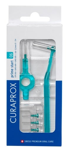 Curaprox CPS 06 Prime Start 5 brossettes + 1 manche UHS 409 + 1 manche UHS 470