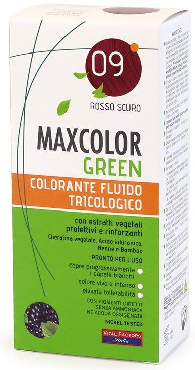 MAX COLOR GREEN 09 ROSSO SCURO