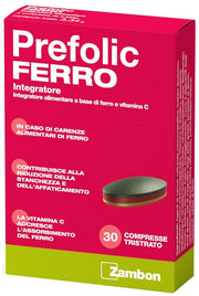 Prefolic Fer 30 comprimés