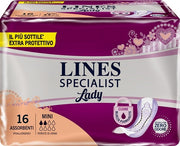 Lines Specialist Lady Serviettes d'incontinence Mini 16 pièces