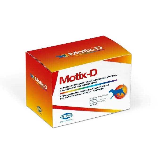 Motix-D Aliment complémentaire pour chiens, 120 comprimés