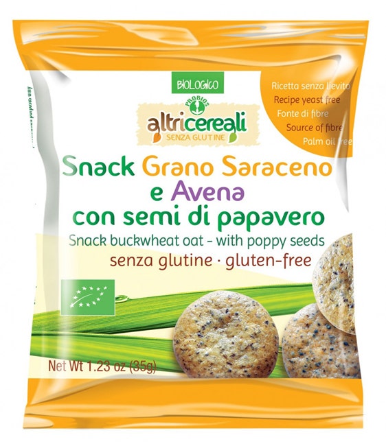 La Finestra Sul Cielo Crunchy à l'avoine, au quinoa et aux myrtilles bio 375 g