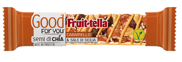 Fruittella Good For You Barretta Semi Di Chia E Caramello 36g