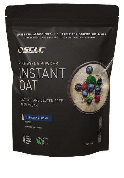 Self Omninutrition Instant Oat, saveur myrtille et amandes, 1 kg