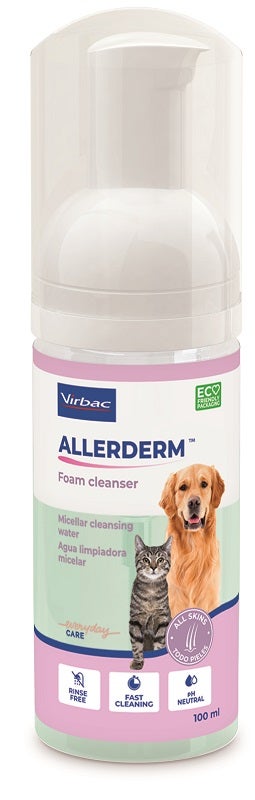 Virbac Allerderm Mousse Nettoyante 100 ml