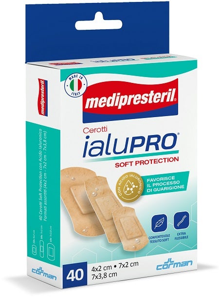 Medipresteril Cerotti Ialupro Soft Protection 3 Formati Assortiti 40 Pezzi