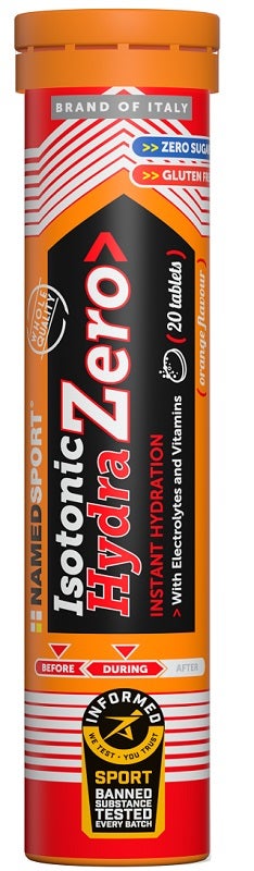 Named Sport Isotonic Hydra Zero Saveur Orange 20 comprimés